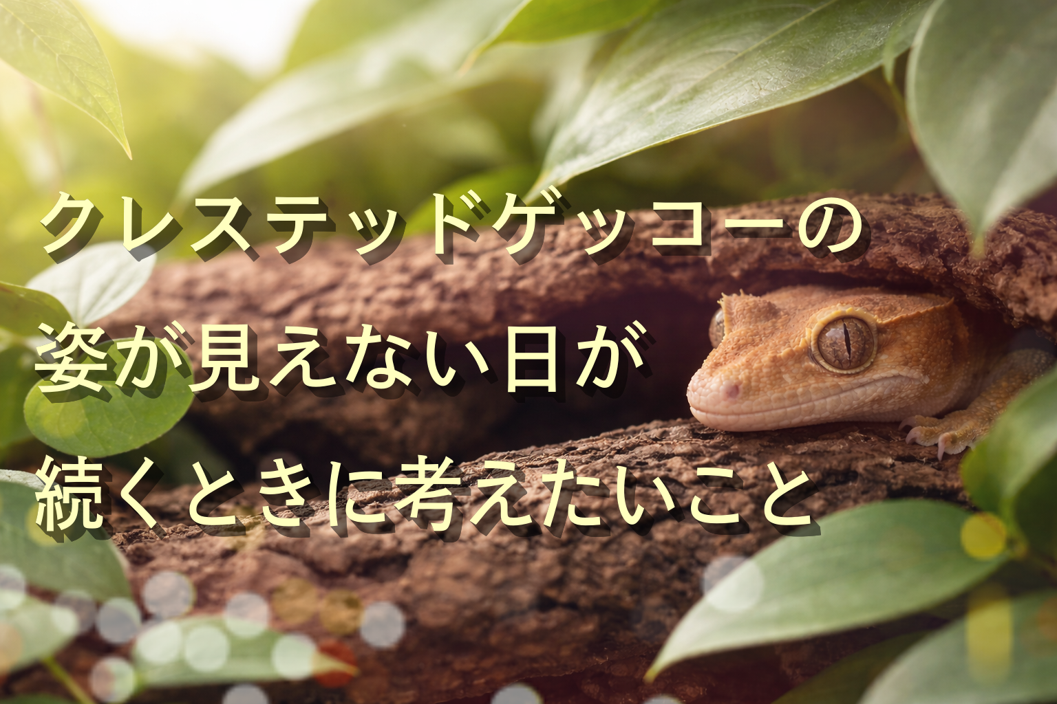 クレステッドゲッコー