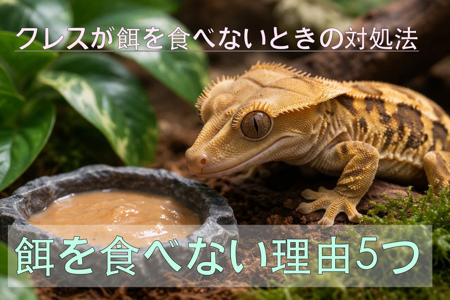 クレスが餌を食べない理由